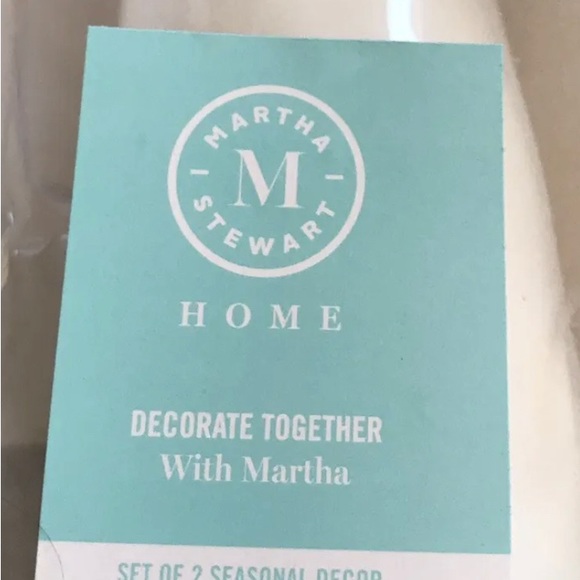 Martha Stewart Set of 2 Ceramic Easter Bunny Rabbits Spring 10.5” Figurines NEW - Picture 6 of 8